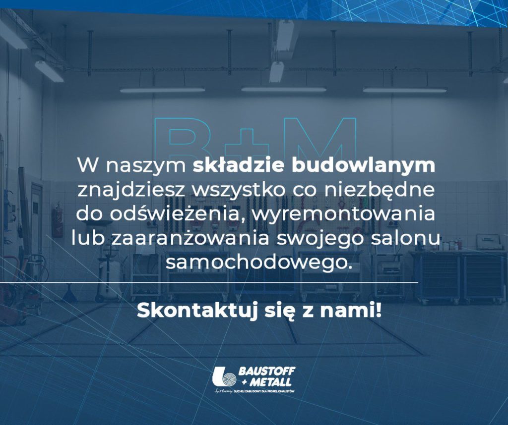Materiały budowlane dla salonów samochodowych