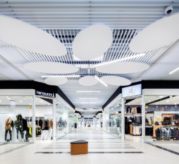 Centrum Handlowe MODO4, Optima L Canopy elipse, Retail, corridor,APA Wojciechowski, Warsaw